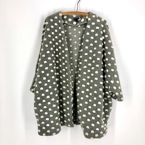 Coco + Carmen polka dot open cardigan